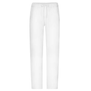 James & Nicholson Pánske biele pracovné nohavice JN3004 - Biela | 46