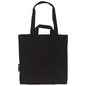 Neutral Nákupná taška so 4 uškami z organickej Fairtrade bavlny - Čierna