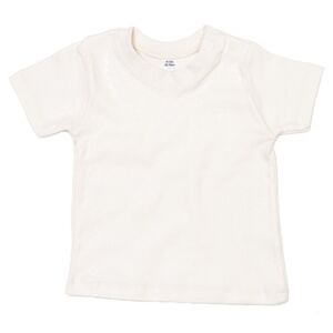 Babybugz Jednofarebné dojčenské tričko - Prírodná | 3-6 mesiacov