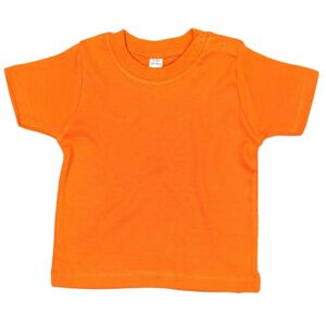 Babybugz Jednofarebné dojčenské tričko - Oranžová | 6-12 mesiacov