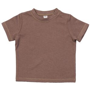 Babybugz Jednofarebné dojčenské tričko - Moka | 3-6 mesiacov
