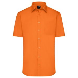 James & Nicholson Pánska košeľa s krátkym rukávom JN680 - Oranžová | XXXL