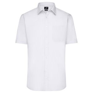 James & Nicholson Pánska košeľa s krátkym rukávom JN680 - Biela | M