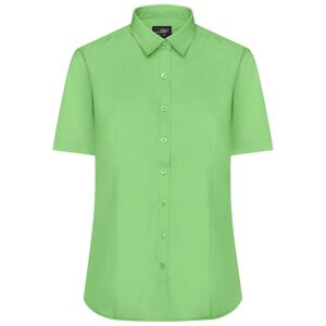 James & Nicholson Dámska košeľa s krátkym rukávom JN679 - Limetkovo zelená | XS