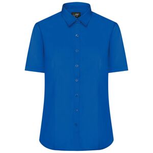 James & Nicholson Dámska košeľa s krátkym rukávom JN679 - Kráľovská modrá | XL