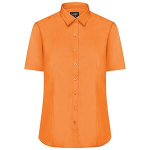 James & Nicholson Dámska košeľa s krátkym rukávom JN679 - Oranžová | L