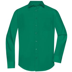 James & Nicholson Pánska košeľa s dlhým rukávom JN678 - Írska zelená | XXL