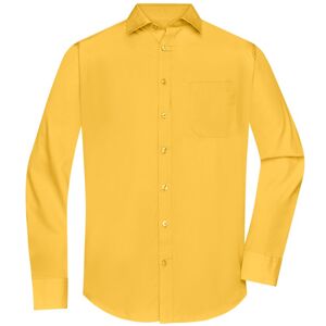 James & Nicholson Pánska košeľa s dlhým rukávom JN678 - Žltá | XL