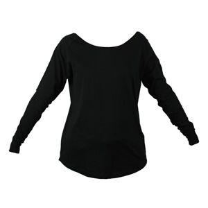 Mantis Predĺžené dámske tričko s dlhými rukávmi - Čierna | XL