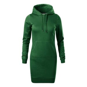 MALFINI Dámske šaty Snap - Fľaškovo zelená | XXL