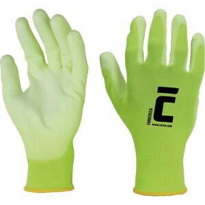 Cerva Polomáčané pracovné rukavice EMBERIZA - Reflexná žltá | 8