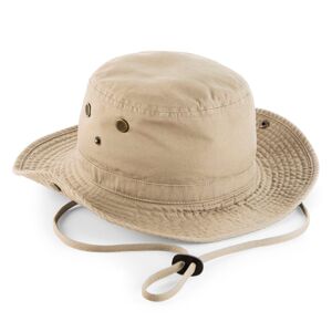 Beechfield Bavlnený klobúk Outback - Piesková