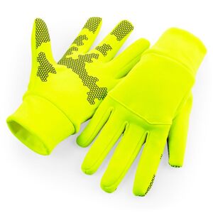 Beechfield Športové softshellové rukavice - Fluorescenčná žltá | S/M