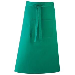 Premier Workwear Dlhá zástera do pása s vreckom - Emerald