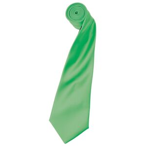 Premier Workwear Saténová kravata - Apple green