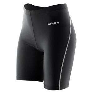 SPIRO Dámske športové šortky BodyFit - Čierna | XL/XXL