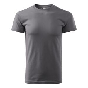 MALFINI Pánske tričko Basic - Oceľovo šedá | XXL