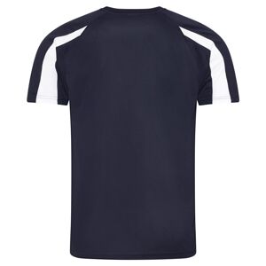Just Cool Detské športové tričko Contrast Cool T - Tmavomodrá / biela | 5-6 rokov