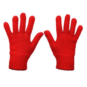 Bontis Dámske pletené zimné rukavice - Červená