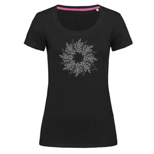 Bontis Dámske tričko CIRCLEAF - Čierna | S
