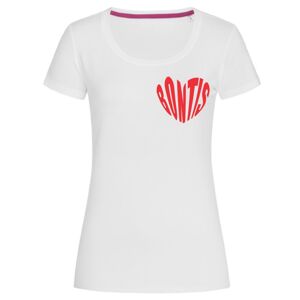 Bontis Dámske tričko HEART - Biela | M