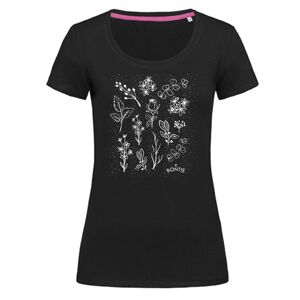 Bontis Dámske tričko MEADOW - Čierna | XL