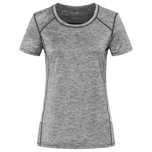 Stedman Dámske športové tričko s reflexnými prvkami - Šedý melír | XL