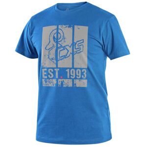 Canis (CXS) Pánske tričko s potlačou CXS WILDER - Azúrovo modrá | XXL