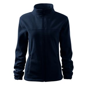 MALFINI Dámska fleecová mikina Jacket - Námornícka modrá | M