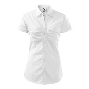 MALFINI Dámska košeľa s krátkym rukávom Chic - Biela | XS