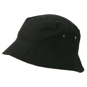 Myrtle Beach Bavlnený klobúk MB012 - Čierna / čierna | L/XL
