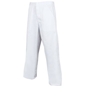 Ardon Pánske biele pracovné nohavice SANDER - 62