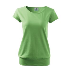 Adler (MALFINI) Dámske tričko City - Trávově zelená | M