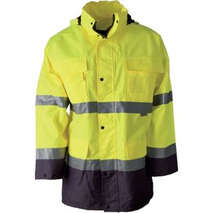 Ardon Reflexná pracovná bunda s kapucňou Maxwell - Žlutá | M