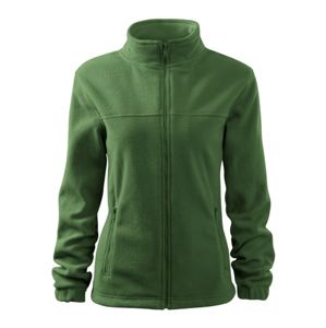 MALFINI Dámska fleecová mikina Jacket - Fľaškovo zelená | XS