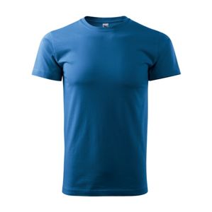 MALFINI Pánske tričko Basic - Azúrovo modrá | S