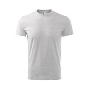 MALFINI Detské tričko Basic - Svetlošedý melír | 158 cm (12 rokov)