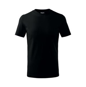 MALFINI Detské tričko Basic - Čierna | 158 cm (12 rokov)