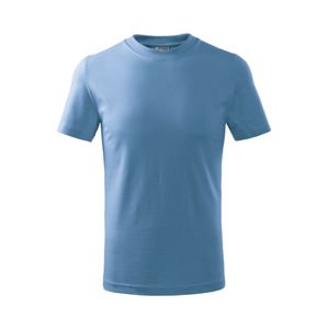 MALFINI Detské tričko Basic - Nebesky modrá | 134 cm (8 rokov)