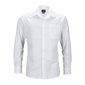 James & Nicholson Pánska košeľa s dlhým rukávom JN642 - Biela | L