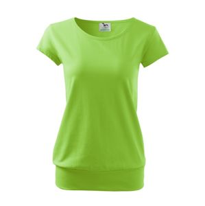 MALFINI Dámske tričko City - Apple green | L