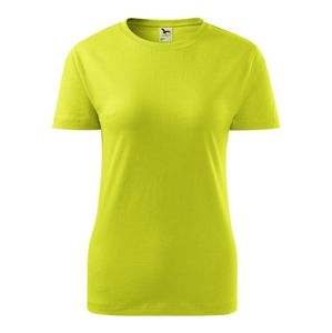 MALFINI Dámske tričko Basic - Limetková | M