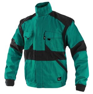 Canis Zimná pracovná bunda CXS LUXY HUGO - Zelená / čierna | 50