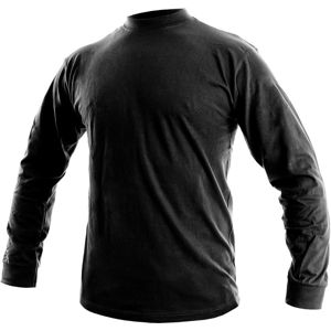 Canis Pánske tričko s dlhým rukávom PETR - Čierna | L