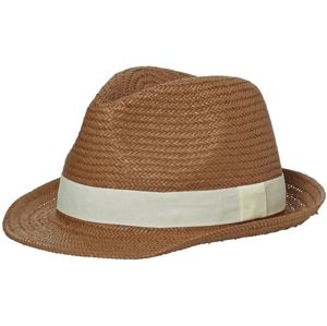 Myrtle Beach Letný klobúk MB6597 - Nugátová / šedo-bílá | L/XL