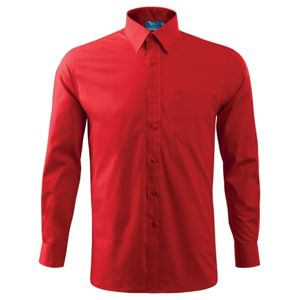 MALFINI Pánska košeľa Style Long Sleeve - Červená | XXL