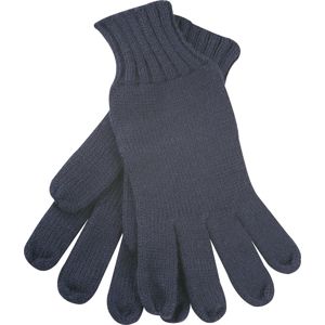 Myrtle Beach Pletené rukavice MB505 - Tmavomodrá | S/M